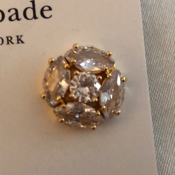 Kate Spade Flying Colors Marquise & Round Clear CZ Cluster Stud Earrings NWT - Picture 8 of 12